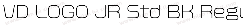 VD LOGO JR Std BK Regular字体转换